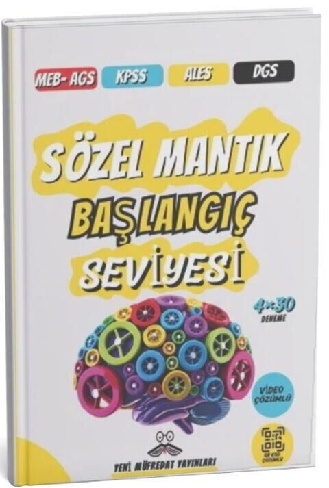 Yeni Müfredat Sözel Mantık Başlangıç Seviyesi 4x30 Tamamı Video Çözümlü Deneme Sınavı Yeni Müfredat Yayınları