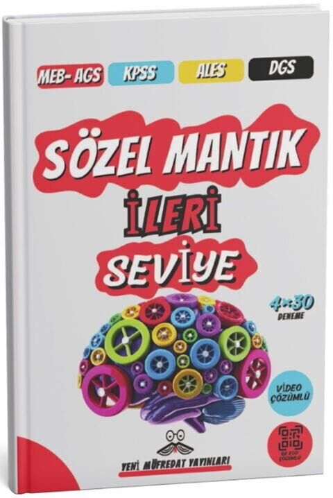 Yeni Müfredat Sözel Mantık İleri Seviye 4x30 Tamamı Video Çözümlü Deneme Sınavı Yeni Müfredat Yayınları
