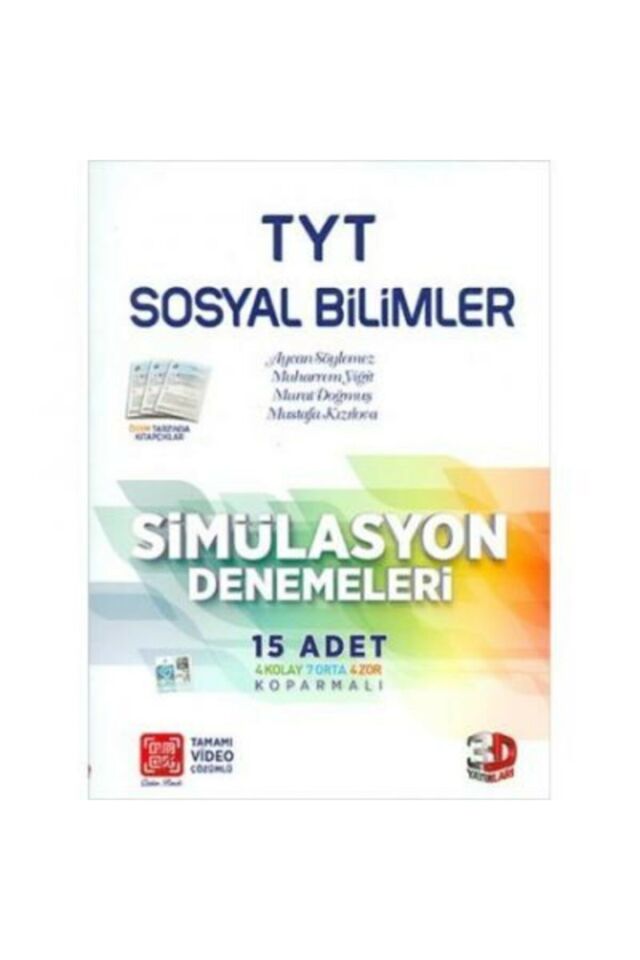 3D TYT Sosyal Bilgiler Denemeleri