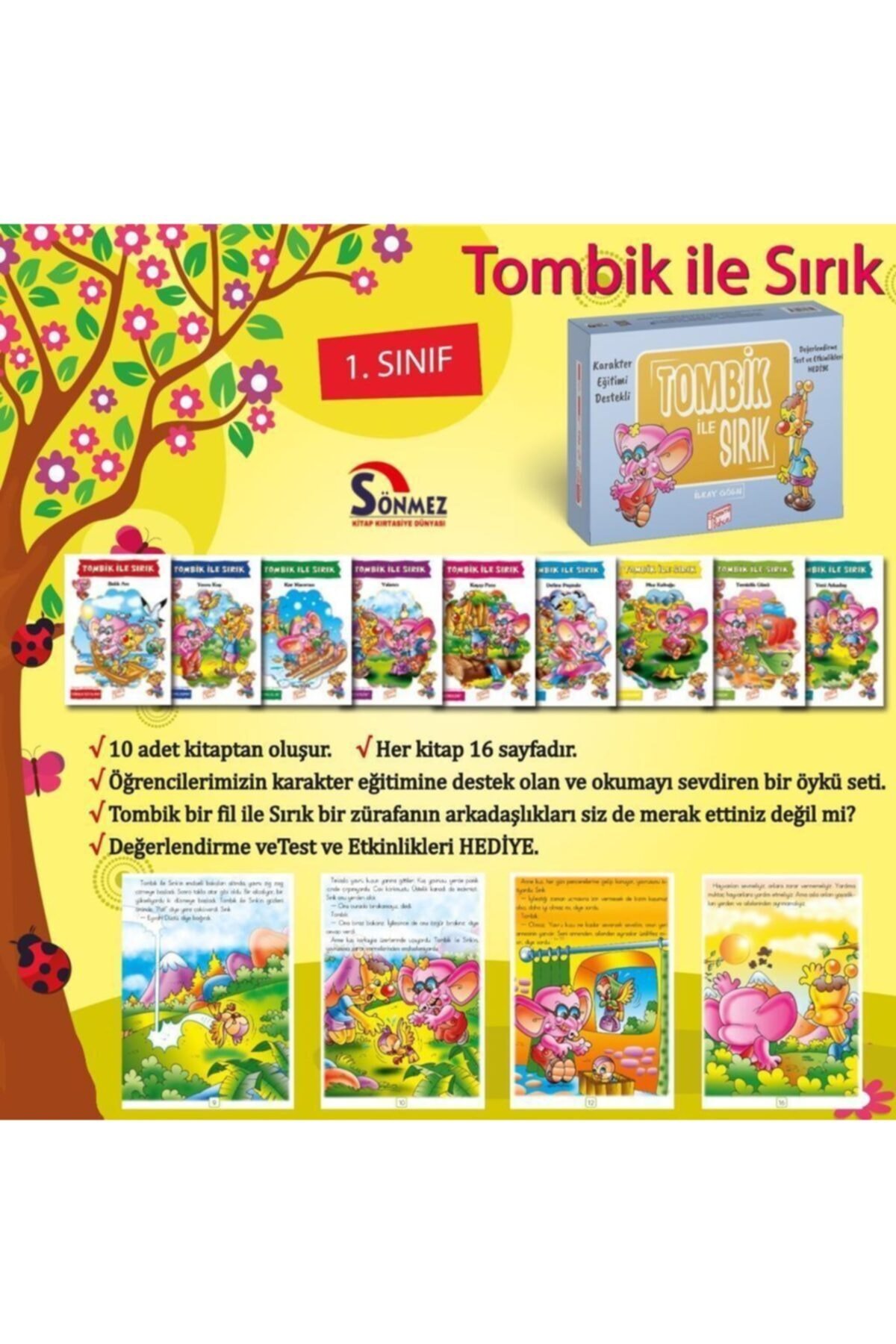 Gizemli Bahçe Tombik İle Sırık Serisi 10 Kitap