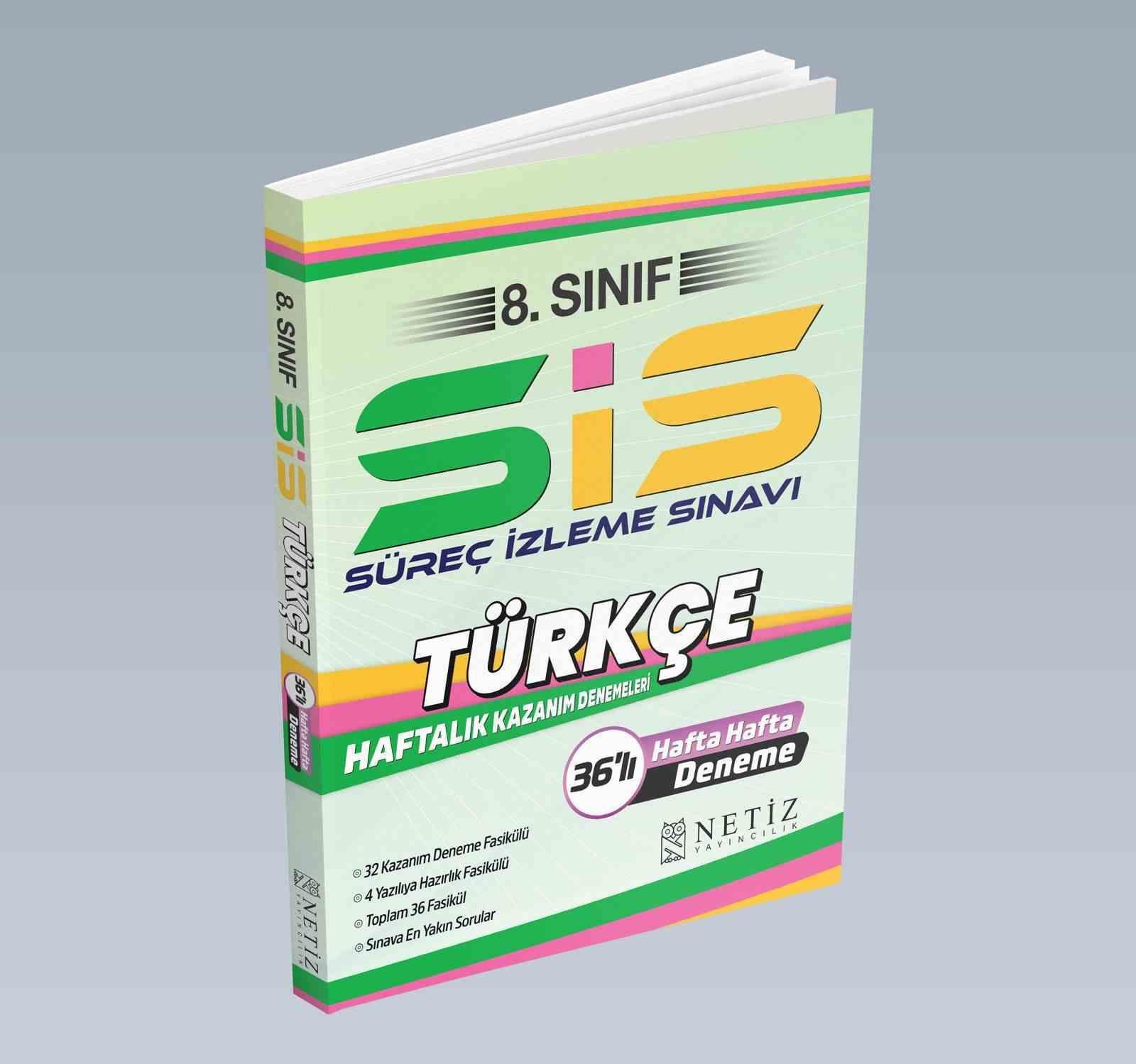 Netiz 8.Sınıf Türkçe Sis Süreç İzleme Sınavları ( Haftalık Kazanım Denemeleri )