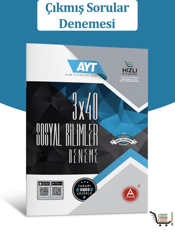 3x40 AYT Sosyal Bilimler Çıkmış Sorular Denemesi