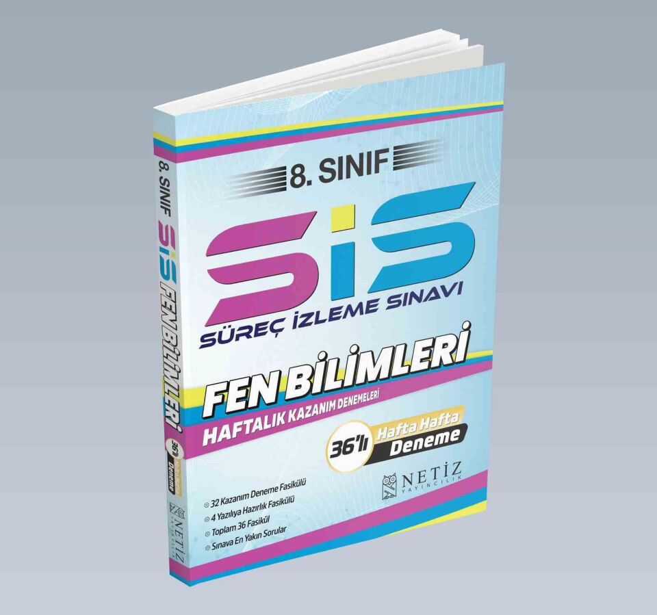 Netiz 8.Sınıf Fen Bilimleri Sis Süreç İzleme Sınavları ( Haftalık Kazanım Denemeleri)