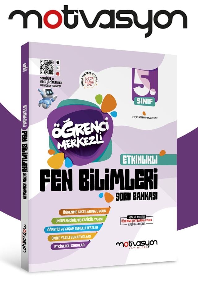 Motivasyon 5. Sınıf Fen Bilimleri Etkinlikli Tematik Fasikül Soru Bankası