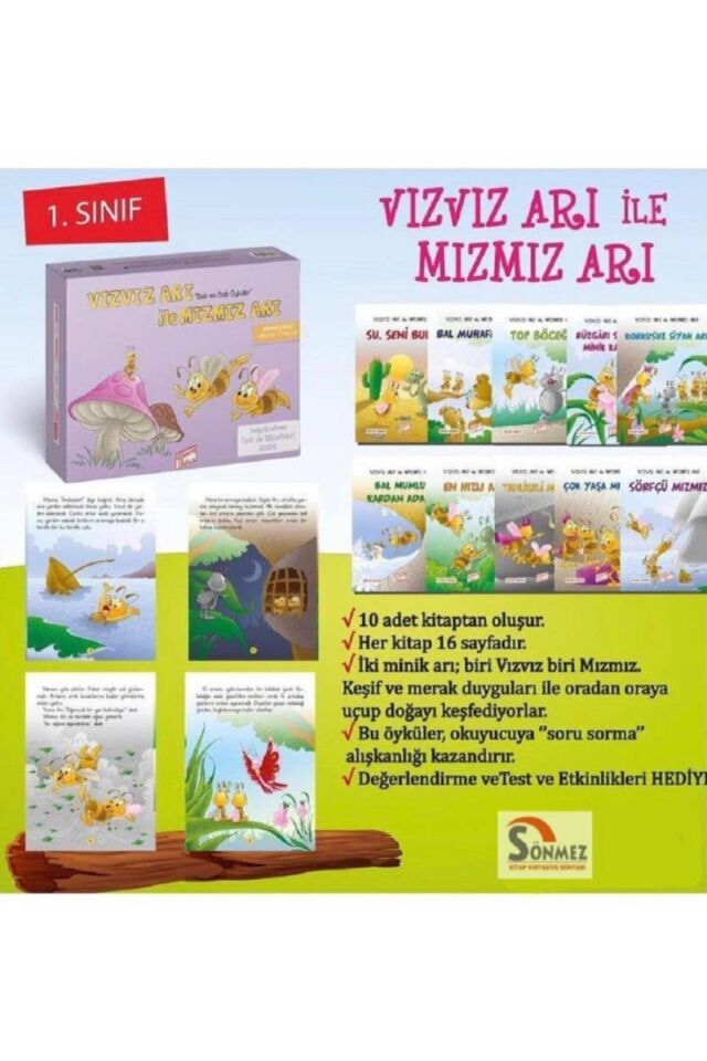 Gizemli Bahçe Vız Vız Arı İle Mız Mız Arı