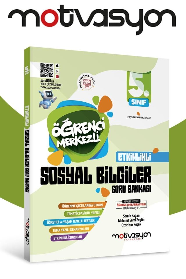 Motivasyon 5. Sınıf Sosyal Bilgiler Etkinlikli Tematik Fasikül Soru Bankası