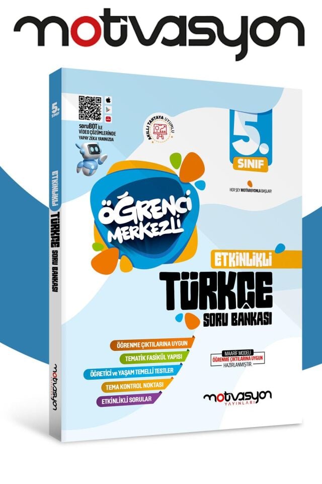 Motivasyon 5. Sınıf Türkçe Etkinlikli Tematik Fasikül Soru Bankası