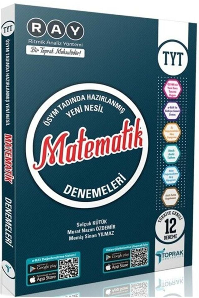 Toprak Tyt Matematik Deneme Kitabı (12'Li)