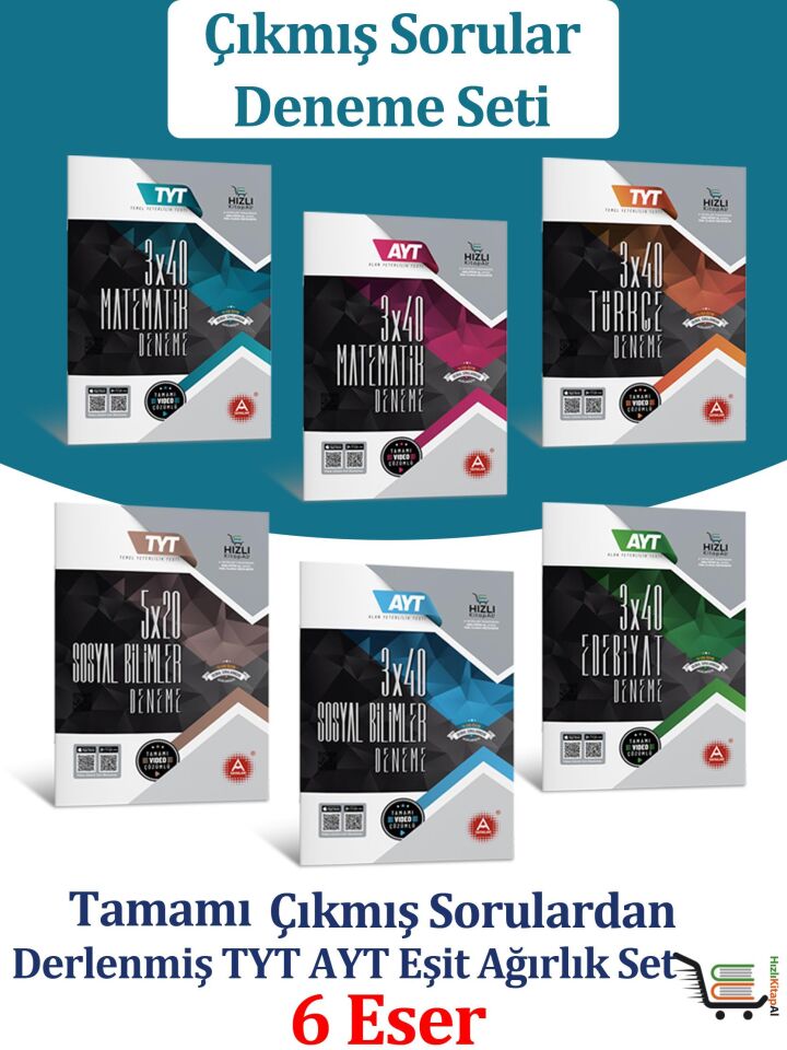 AYT-TYT Eşit Ağırlık Çıkmış Sorular Deneme Seti