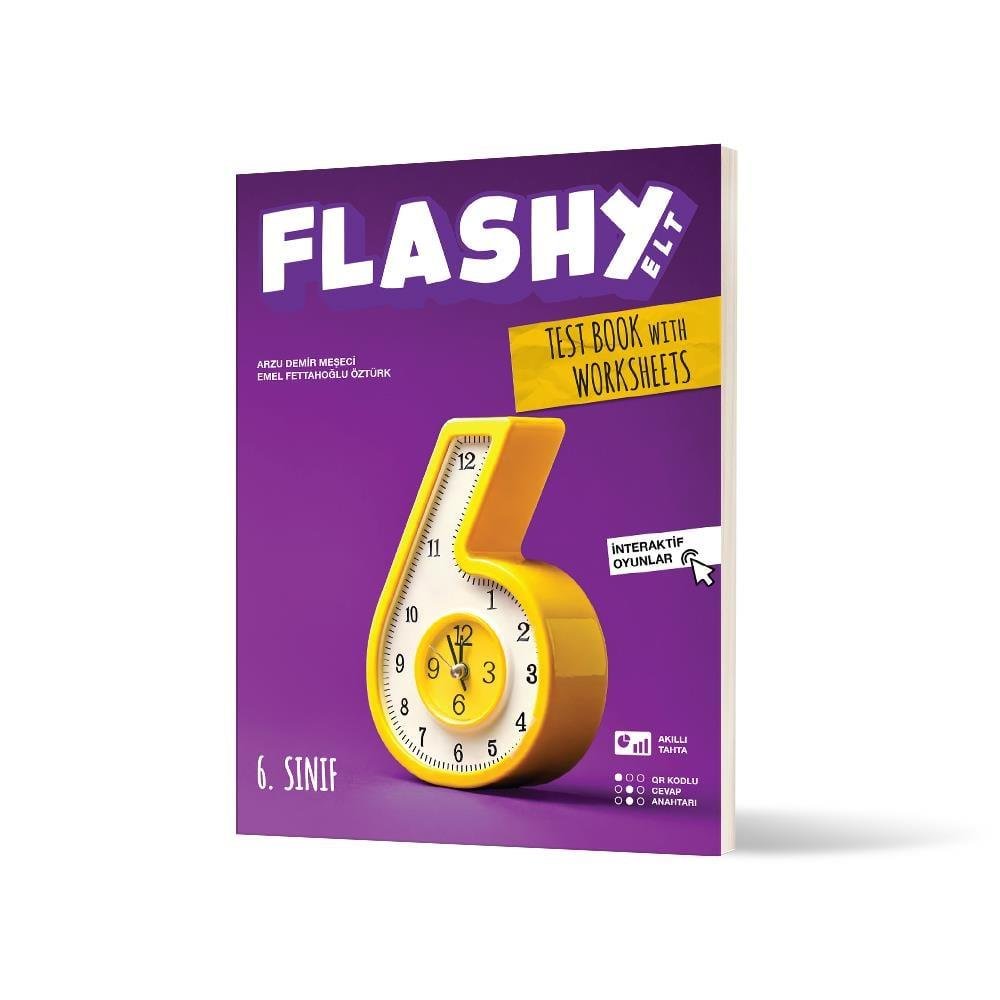 Hız Yayınları FLASHY 6. Sınıf Test Book with Worksheets
