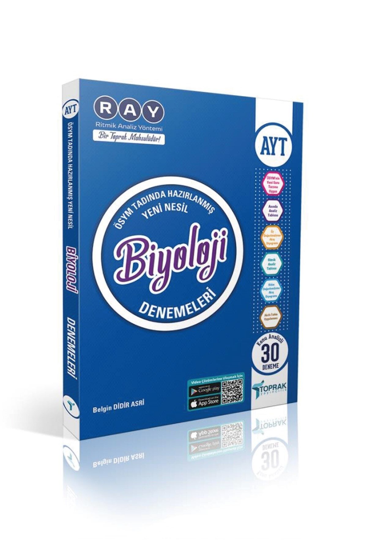 Toprak Ayt Biyoloji Deneme Kitabı (30'Lu)