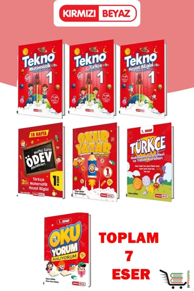 Kırmızı Beyaz Tekno Set 1.Sınıf