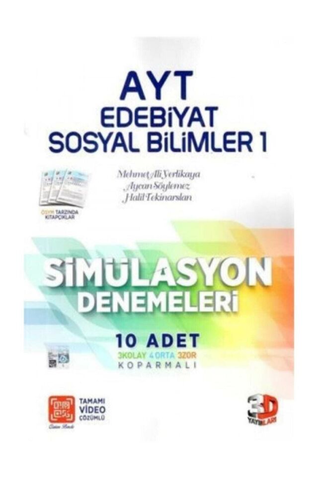 3D AYT Edebiyat Sosyal Bilgiler Deneme