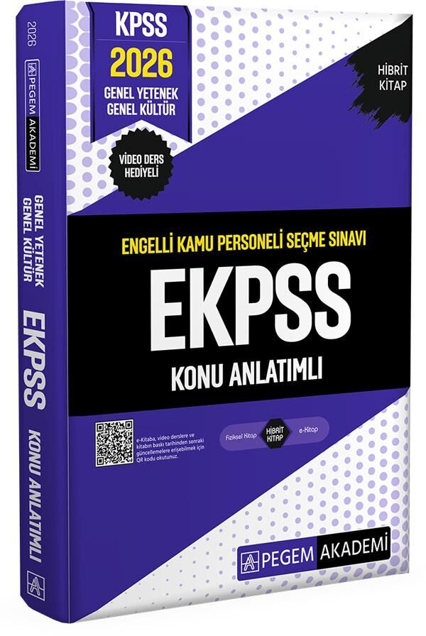 Pegem 2026 E-KPSS Konu Anlatımlı