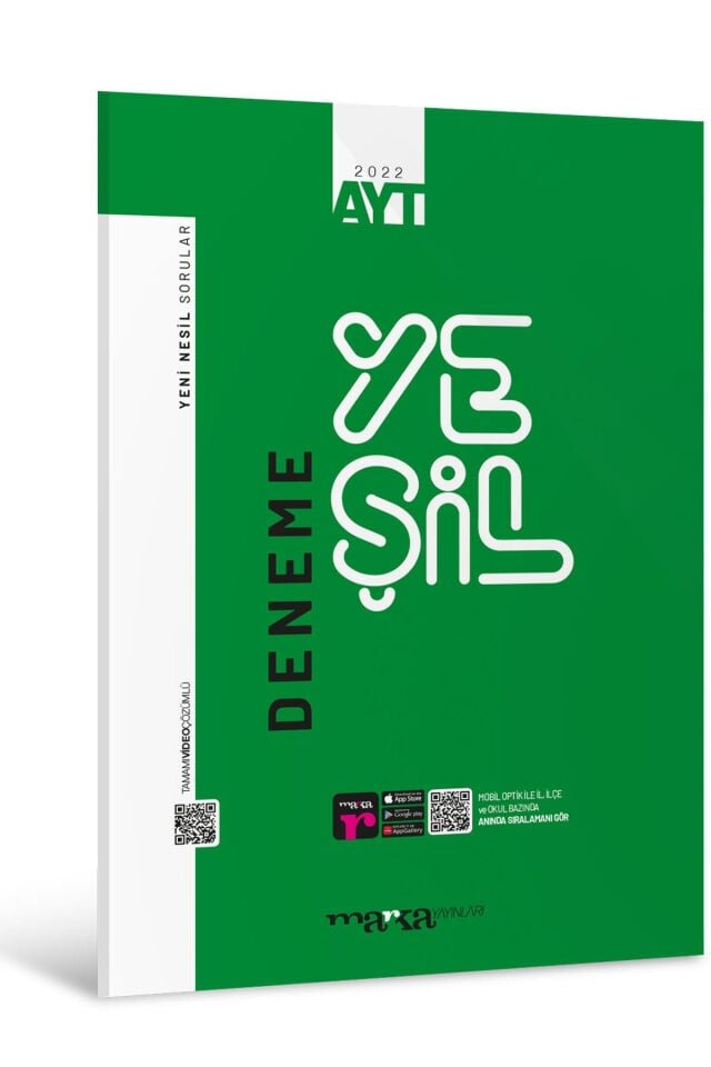 Marka AYT Yeni Nesil Yeşil Deneme Tamamı Video Çözümlü