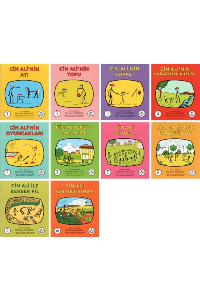 Cin Ali Yayınları Cin Ali Serisi 10 Kitap