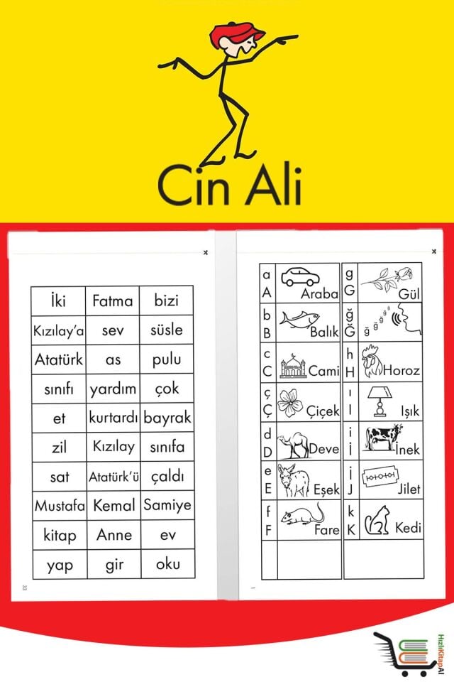 Cin Ali'nin Resimli ve Matematikli Fişleri