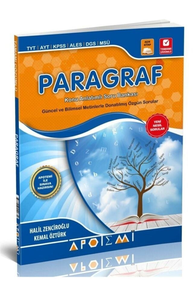 Apotemi Paragraf Konu Anlatımlı Soru Bankası