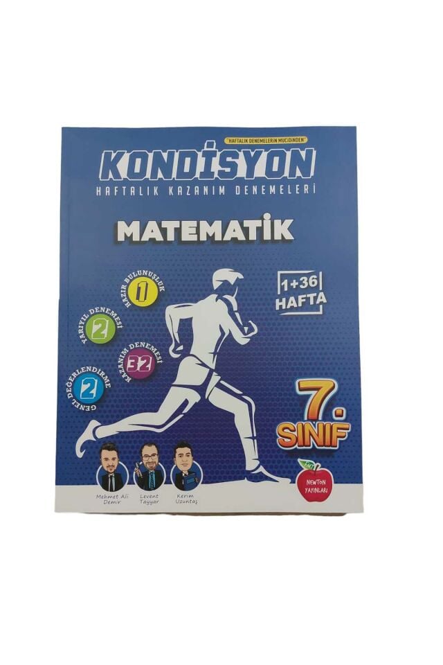 Newton 7. Sınıf Kondisyon Matematik Haftalık Kazanım Denemeleri 37 Hafta