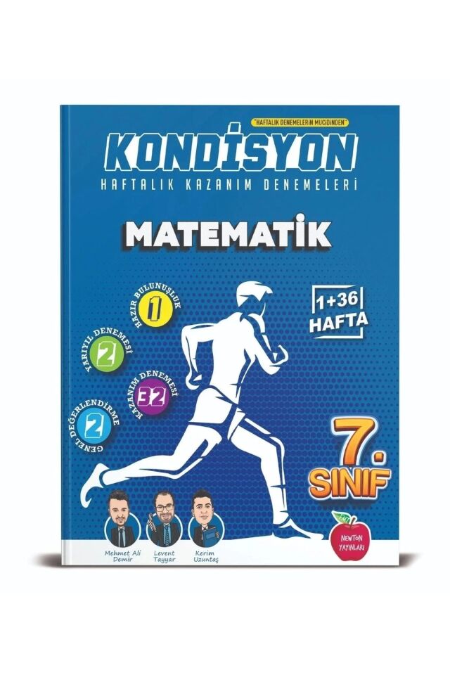 Newton 7. Sınıf Kondisyon Matematik Haftalık Kazanım Denemeleri 37 Hafta