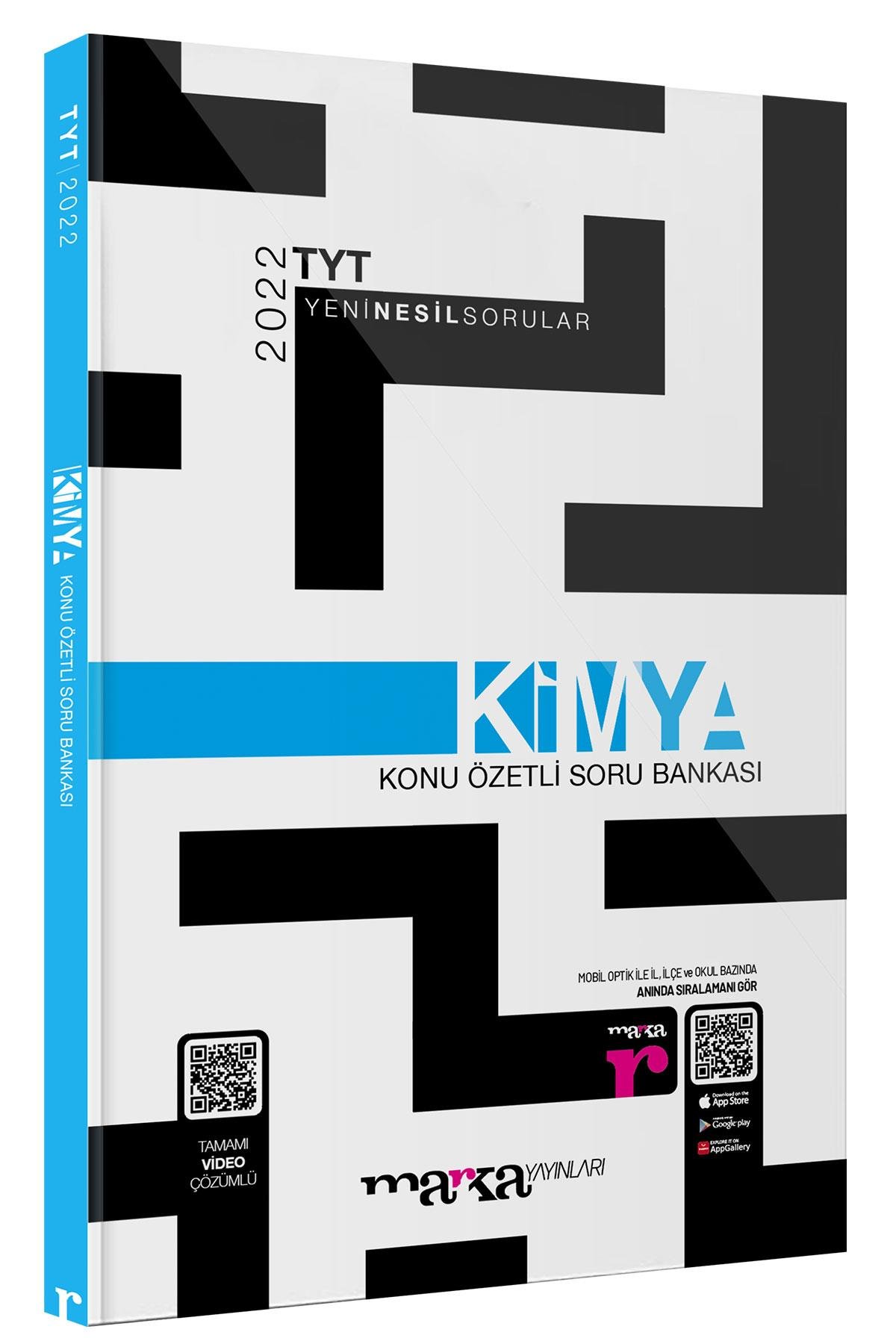 Marka TYT Kimya Konu Özetli Yeni Nesil Soru Bankası Tamamı Video Çözümlü