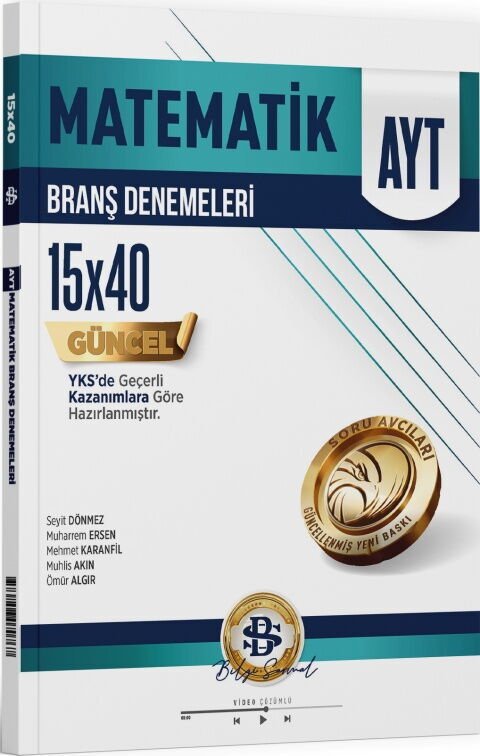 Bilgi Sarmal AYT Matematik 15x40 Branş Denemeleri