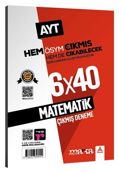 Marka Yks AYT Matematik 6x40 Çıkmış Ve Çıkabilecek Denemeler