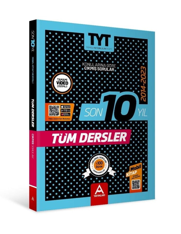 Son 10 Yıl Tüm Dersler Çıkmış Sorular 2015-2024