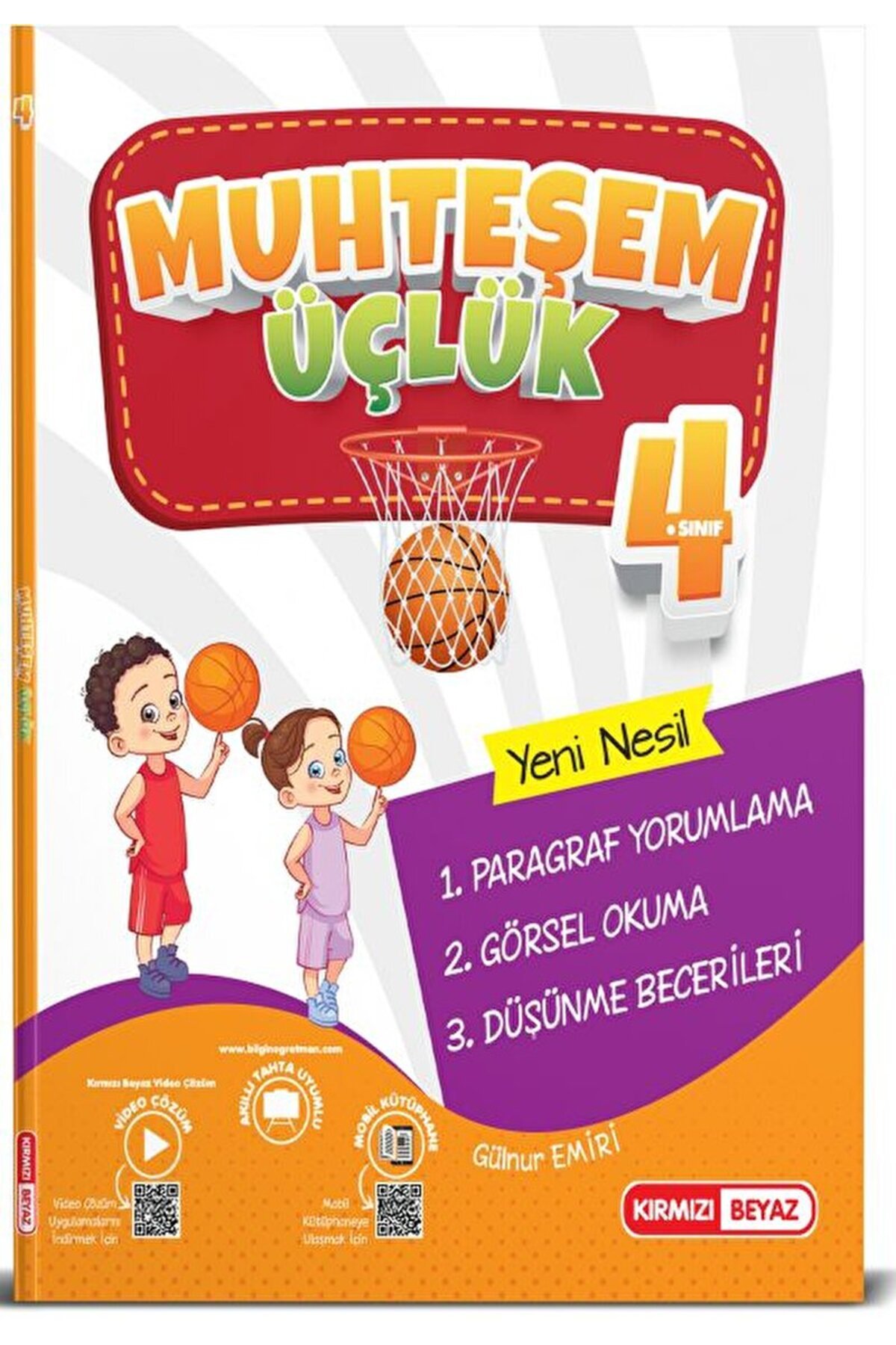 Kırmızı Beyaz 4.Sınıf Muhteşem Üçlü(Paragraf*Görsel Okuma- Düşünme Becerisi)