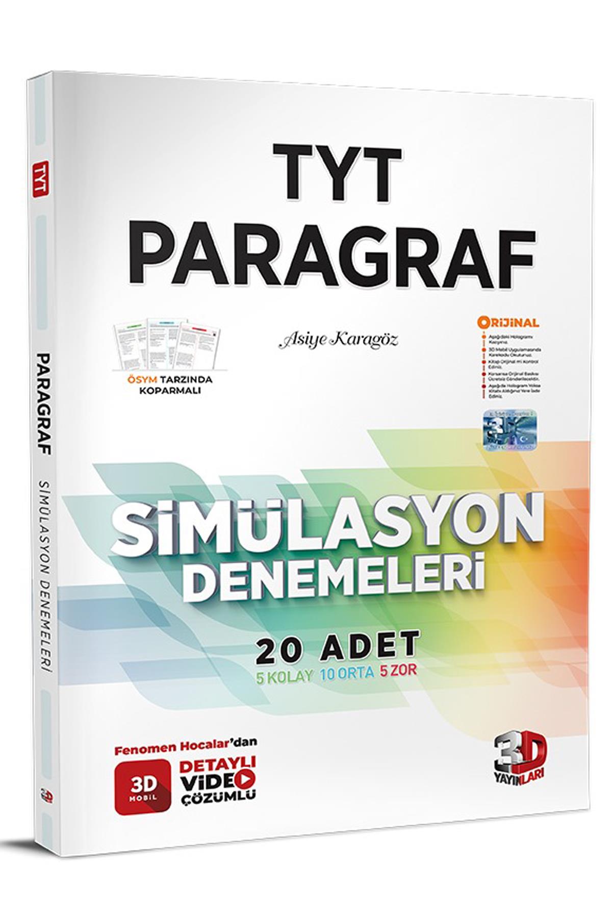 3D TYT Paragraf Denemeleri