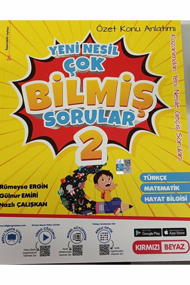 Kırmızı Beyaz Yeni Nesil 2.Sınıf ÇoBilmiş Sorular