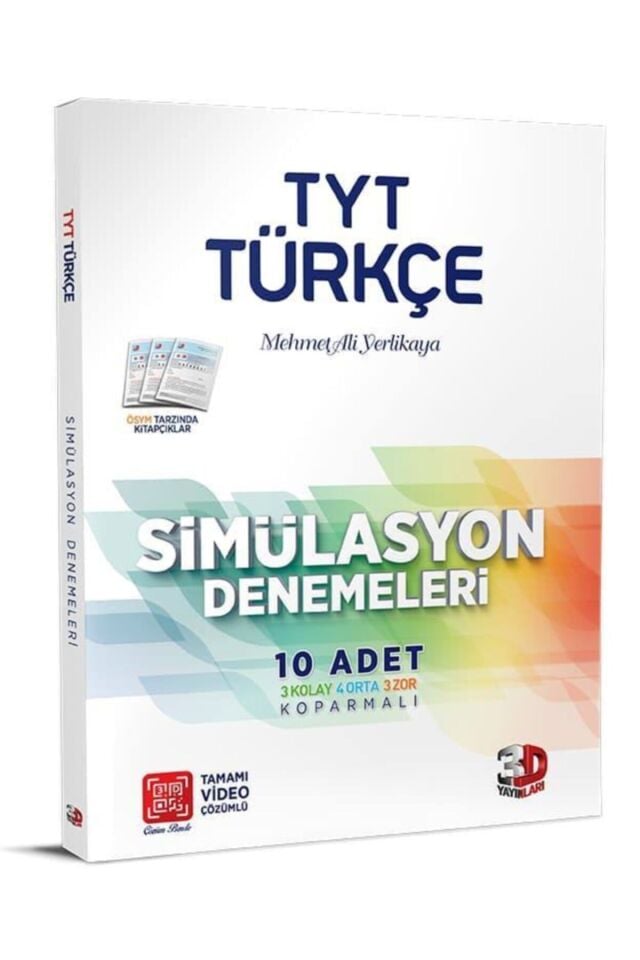 3D TYT Türkçe Simülasyon 10 Deneme