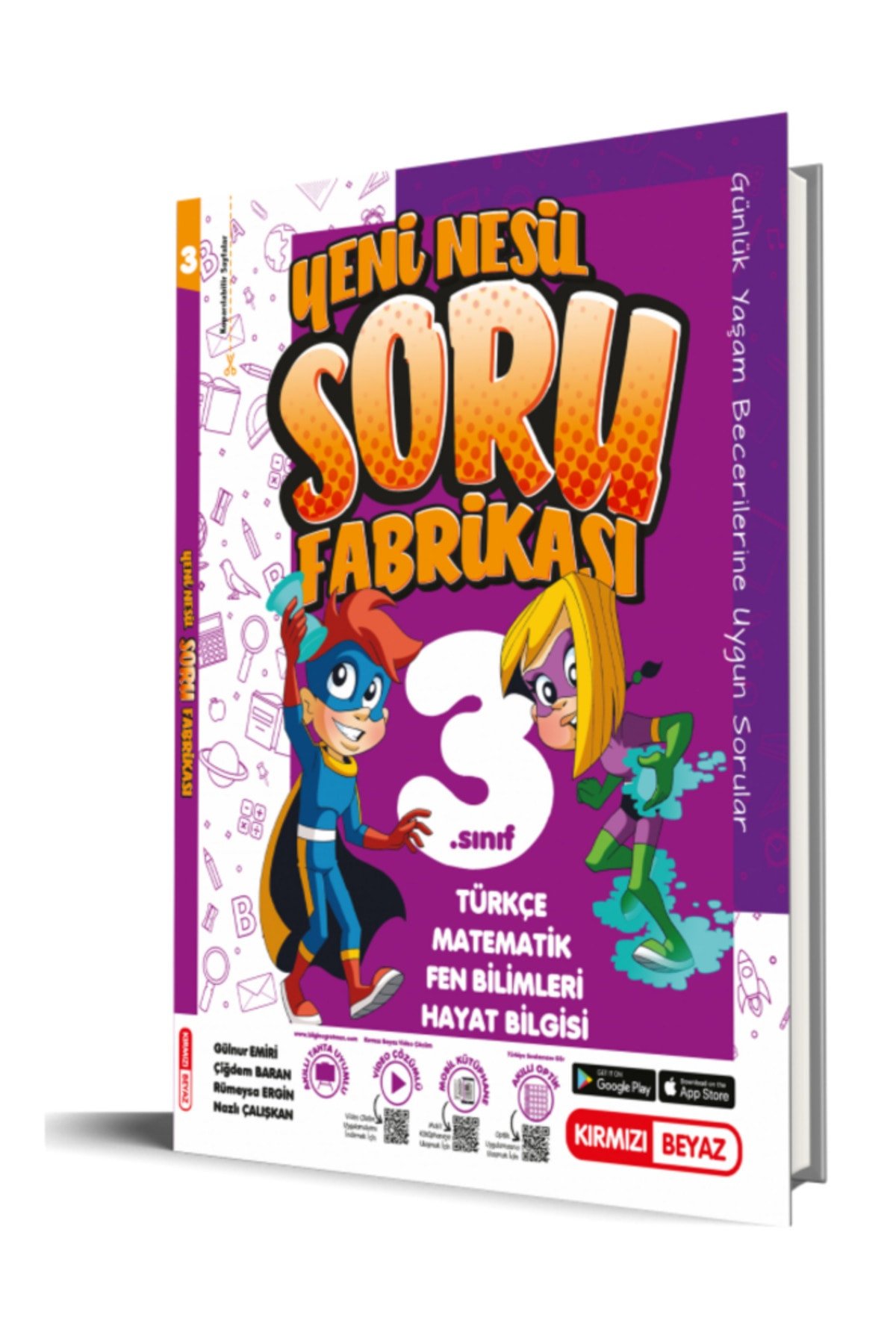 Kırmızı Beyaz Yeni Nesil Soru Fabrikası 3.Sınıf