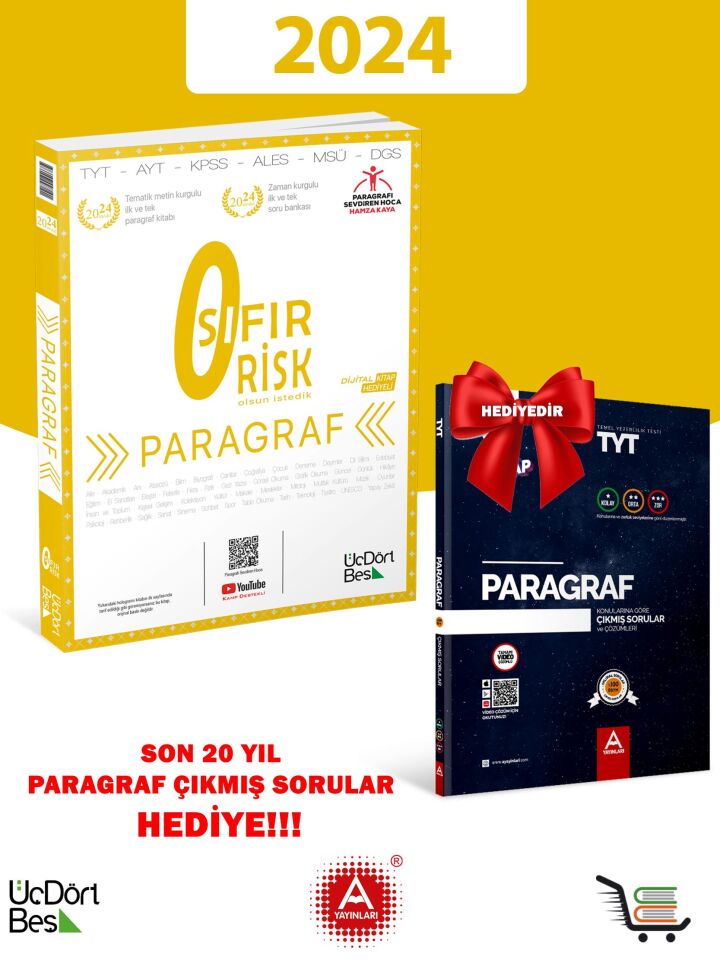 345-2024 Model Paragraf Sıfır Risk Paragraf Çıkmış Sorular Hediyeli!