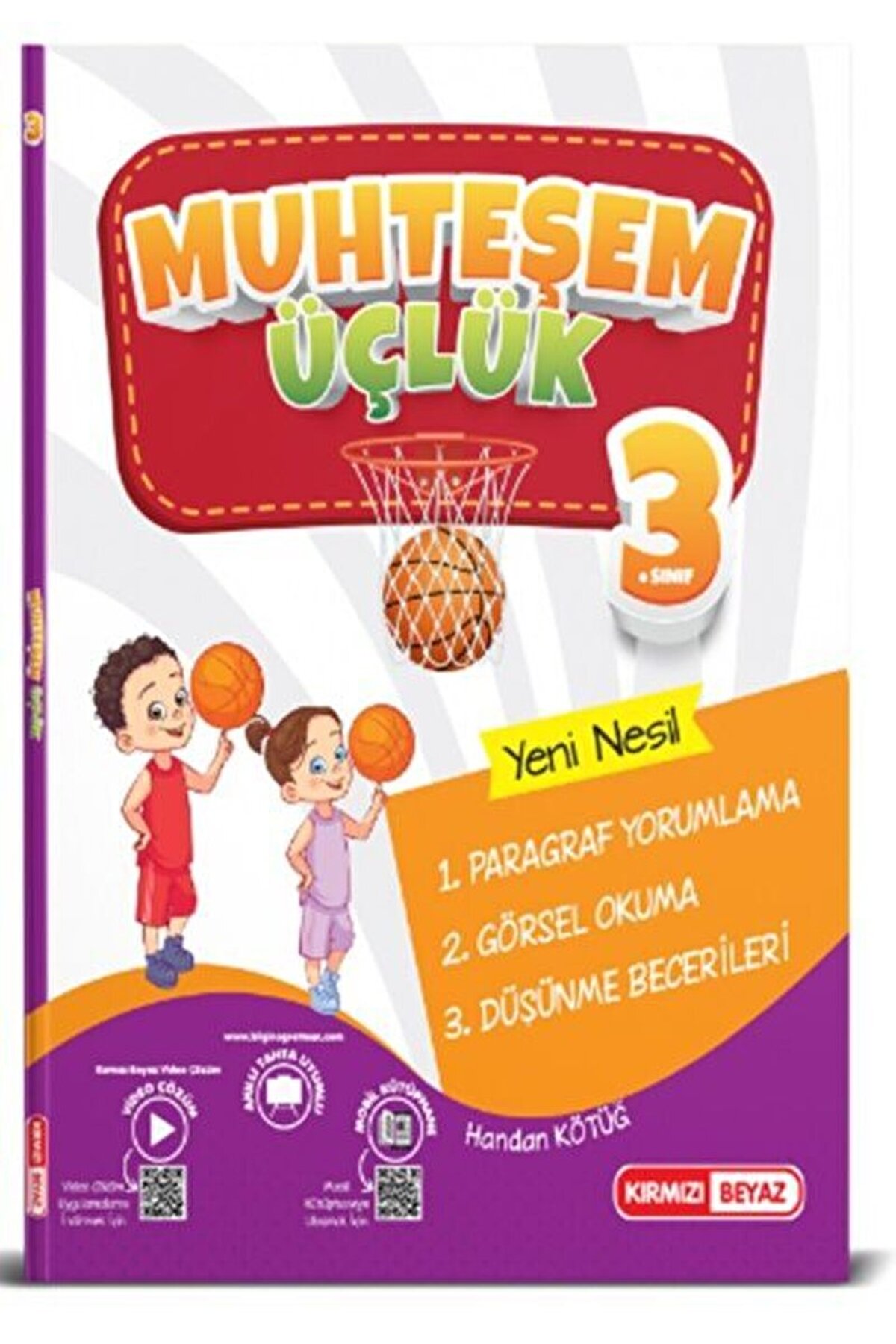 Kırmızı Beyaz 3. Sınıf Muhteşem Üçlük (Paragraf-Görsel Okuma-Düşünme Becerisi)