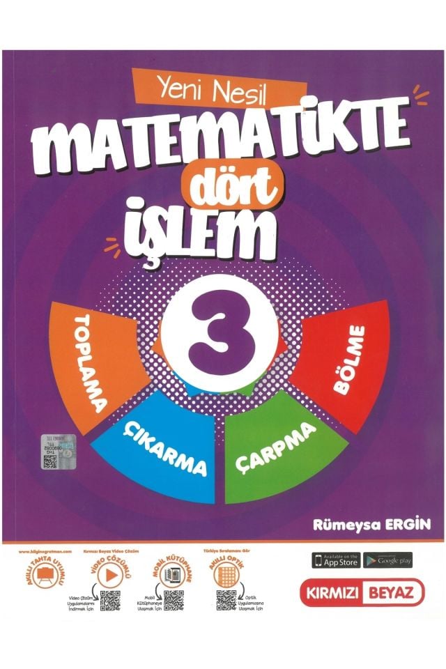 Kırmızı Beyaz 3. Sınıf Yeni Nesil Matematik Dört İşlem