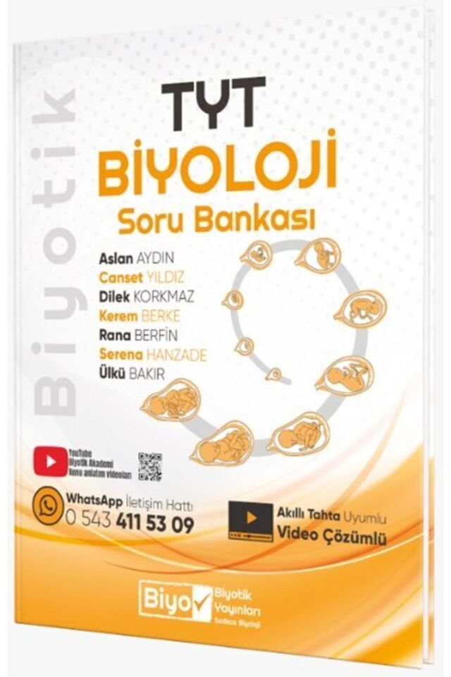 Tyt Biyoloji Biyotik Soru Bankası 2024-2025 Güncel