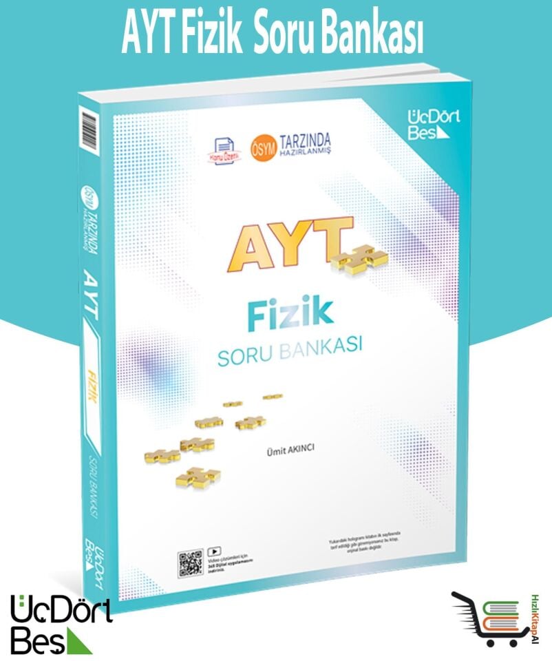 345 - AYT Konu Özetli Fizik Soru Bankası