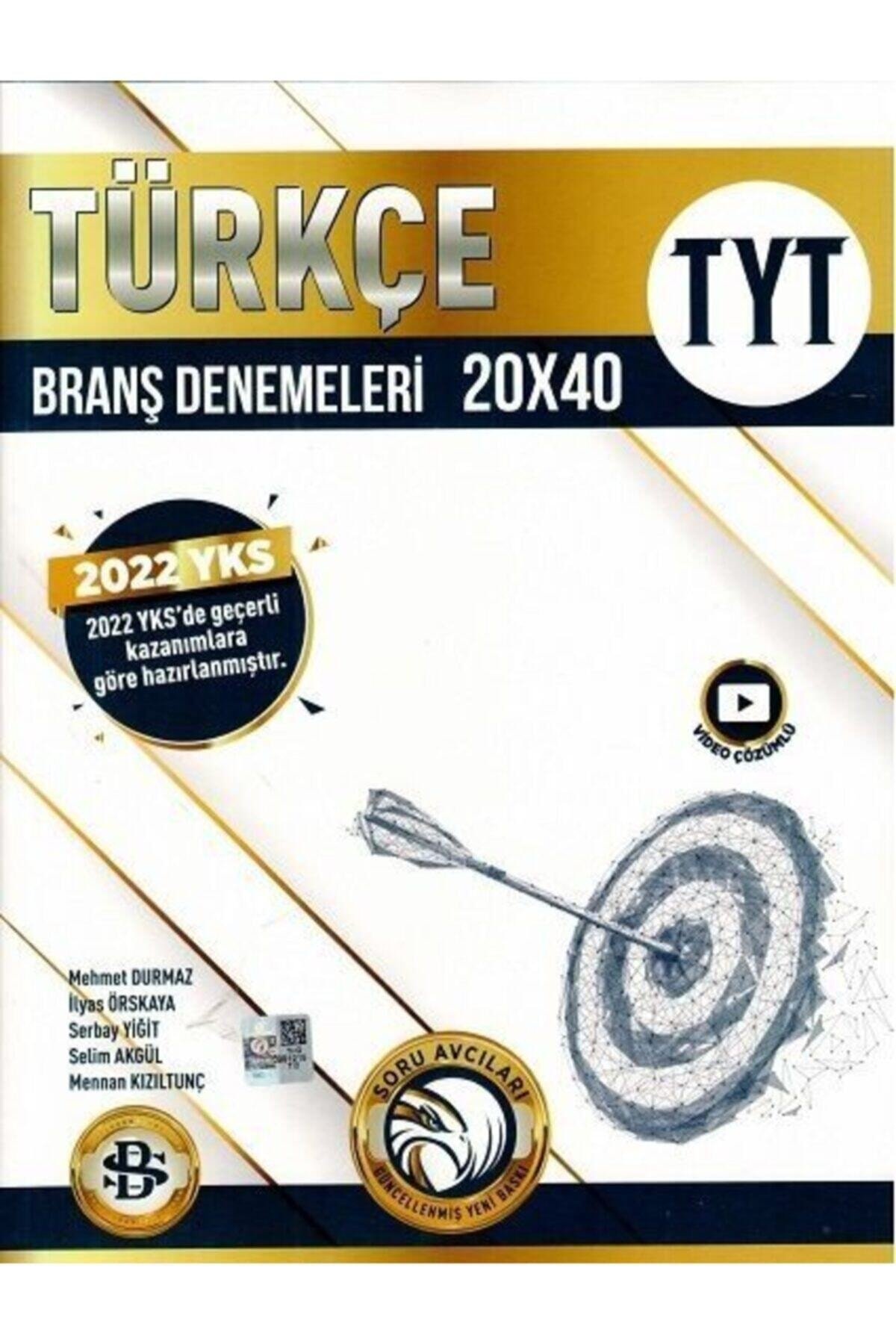 Bilgi Sarmal Yayınları Tyt Türkçe 20 X 40 Branş Denemeleri 2022
