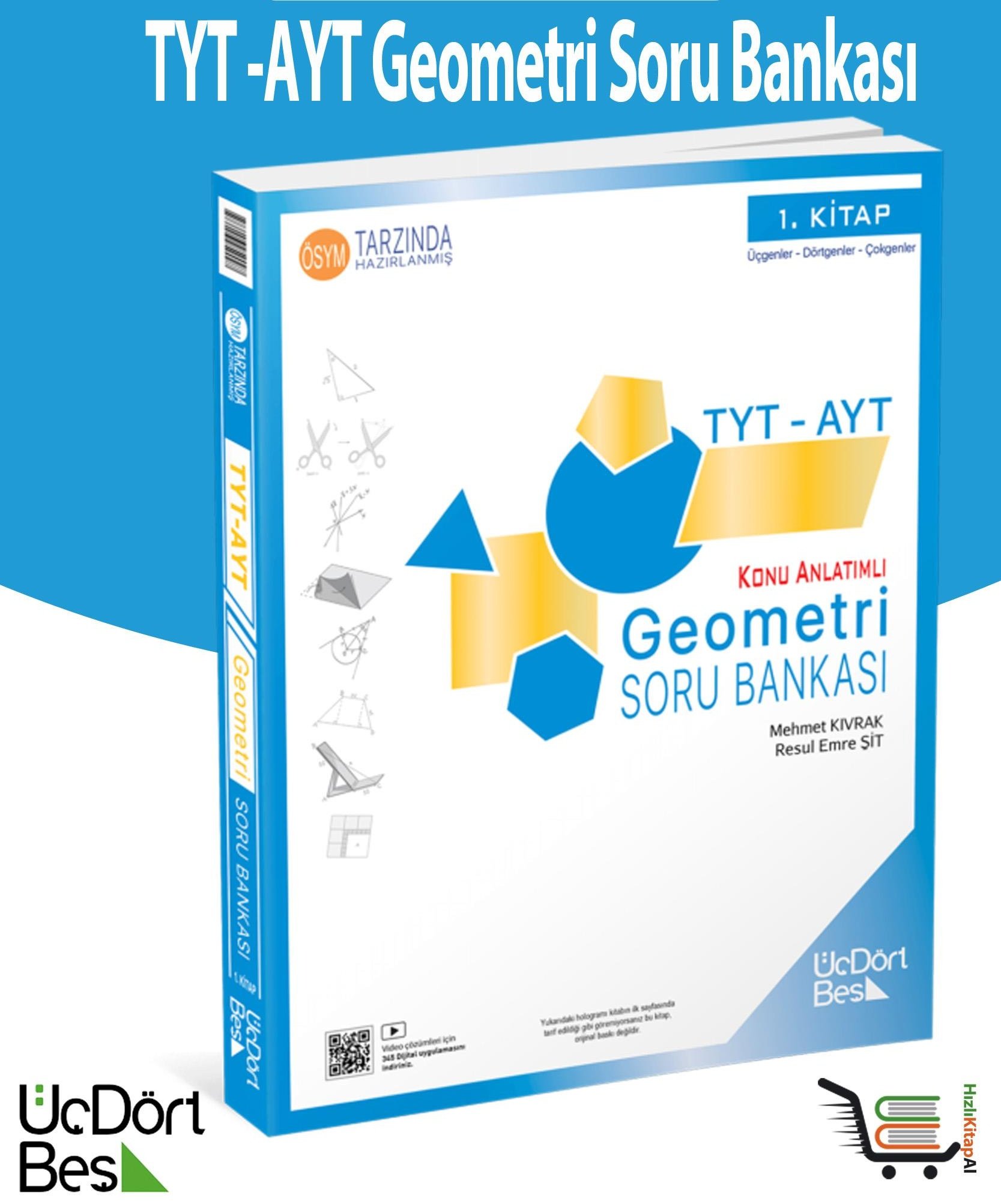 345 - TYT-AYT Geometri Soru Bankası (1. Kitap)