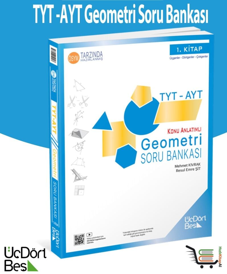 345 - TYT-AYT Geometri Soru Bankası (1. Kitap)