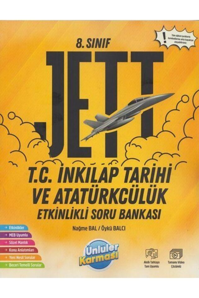 Ünlüler 8. Sınıf T.C. Inkılap Tarihi Ve Atatürkçülük Jett Etkinlikli Soru Bankası Ünlüler Karması