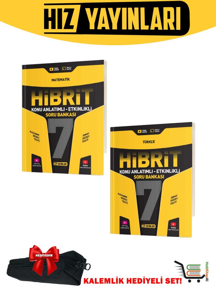 7. Sınıf Hibrit Fen ve Sosyal Bilimler Soru Bankası Kalemlik Hediyeli!
