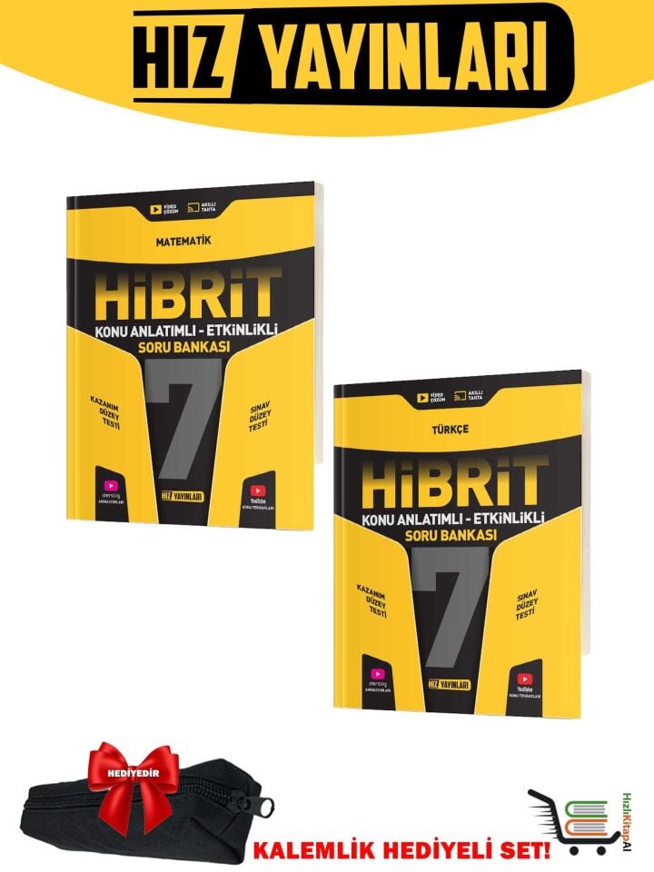 7. Sınıf Hibrit Fen ve Sosyal Bilimler Soru Bankası Kalemlik Hediyeli!