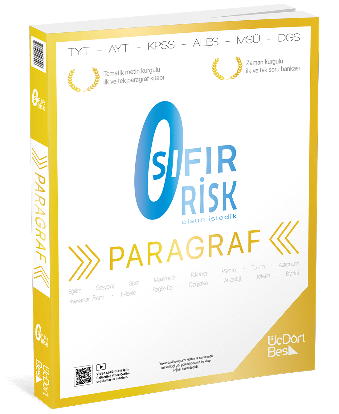 345 Paragraf Sıfır Risk - Üç Dört Beş Yayıncılık