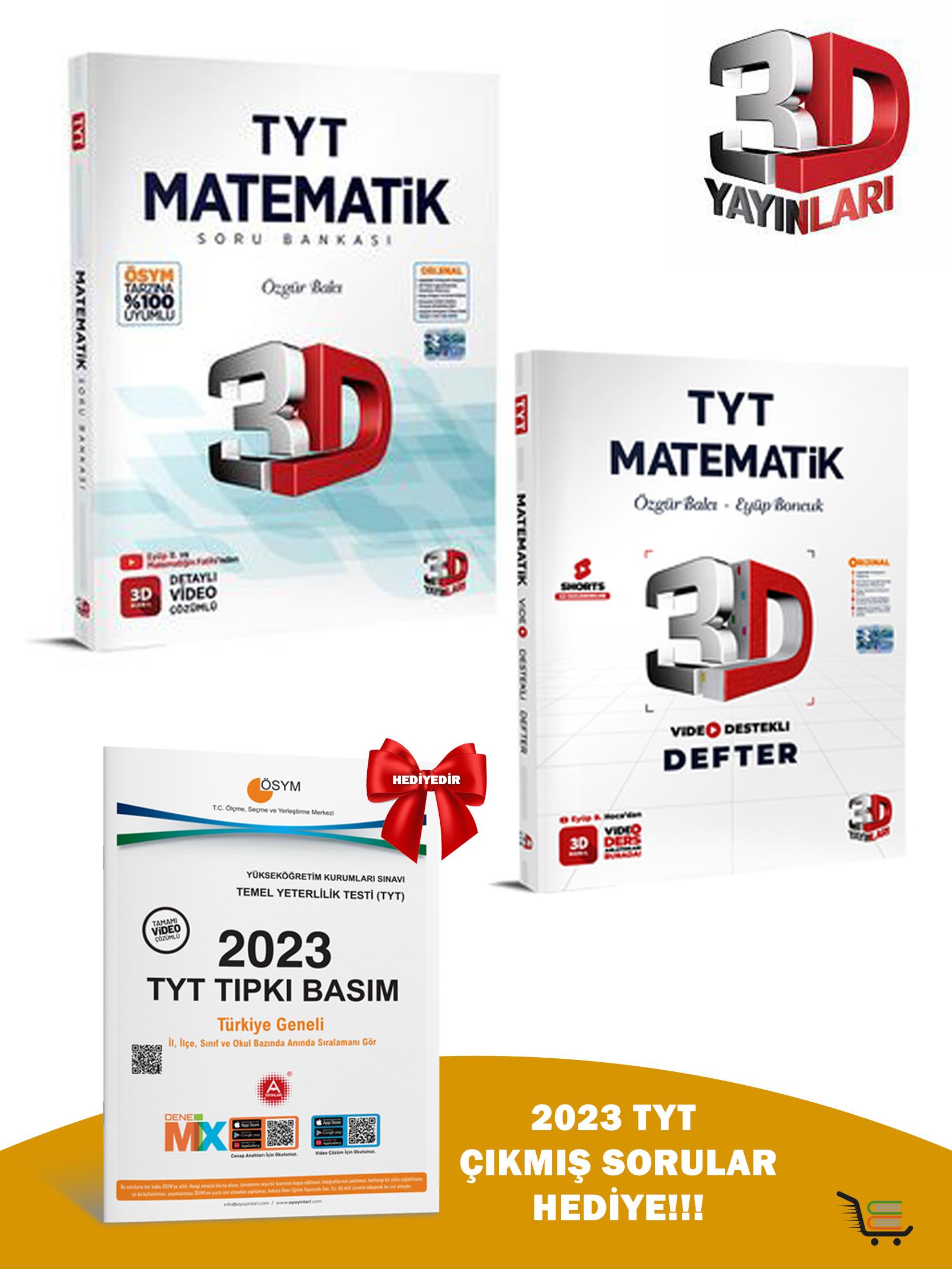 2024 Model TYT Matematik Soru Bankası-Akıllı Defter Seti Hediyeli!