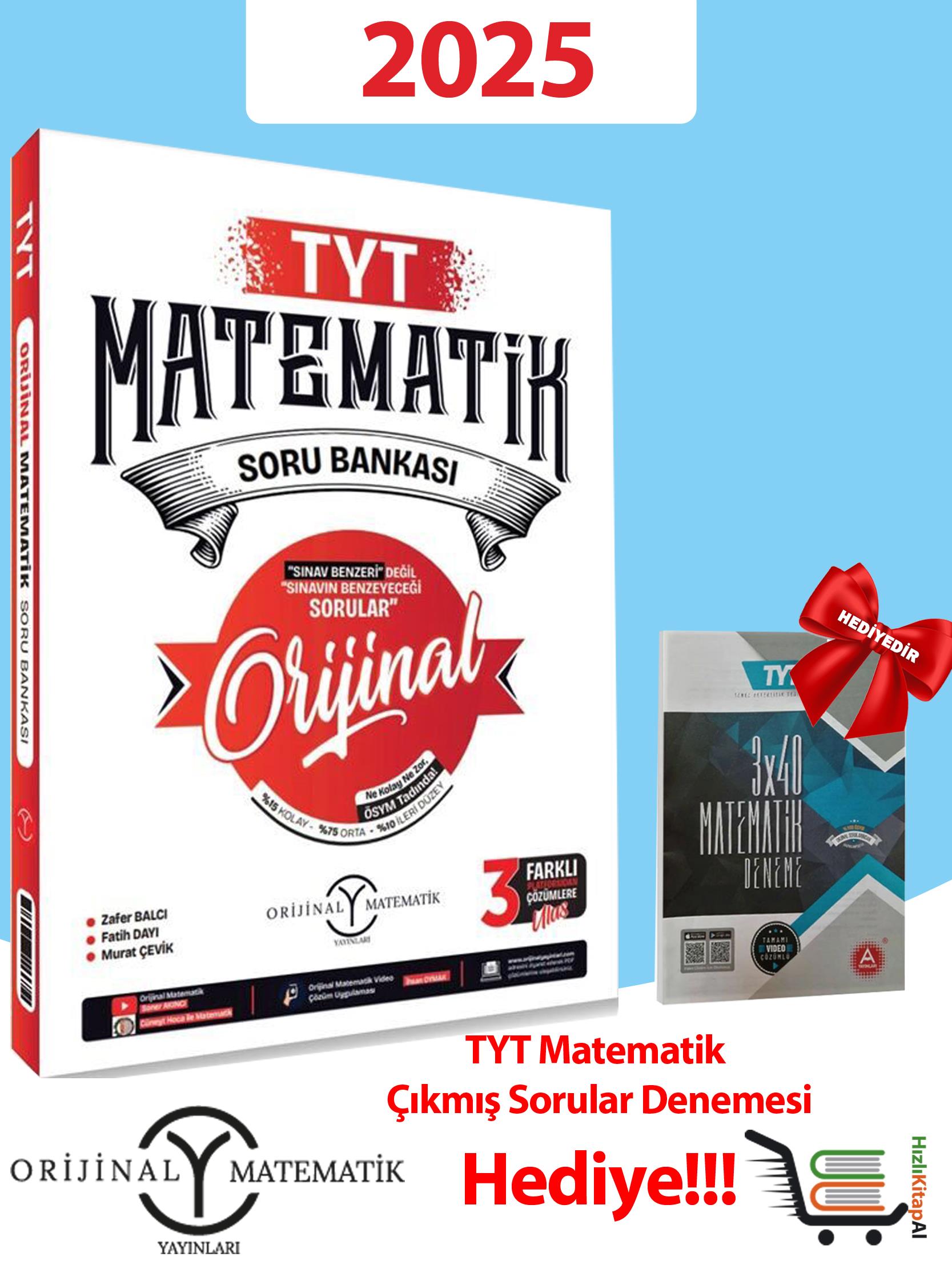 2025 Model TYT Matematik Soru Bankası TYT Matematik Çıkmış Sorular Denemesi Hediyeli