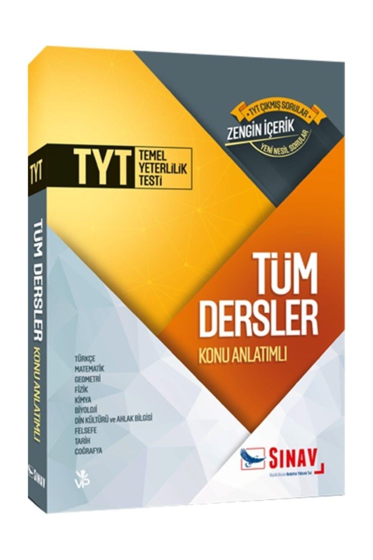 Sınav Tyt Konu Anlatım Tüm Dersler Tek Kitap