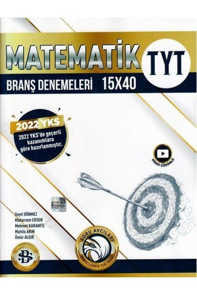 Bilgi Sarmal Yayınları Tyt Matematik 15 X 40 Branş Denemeleri