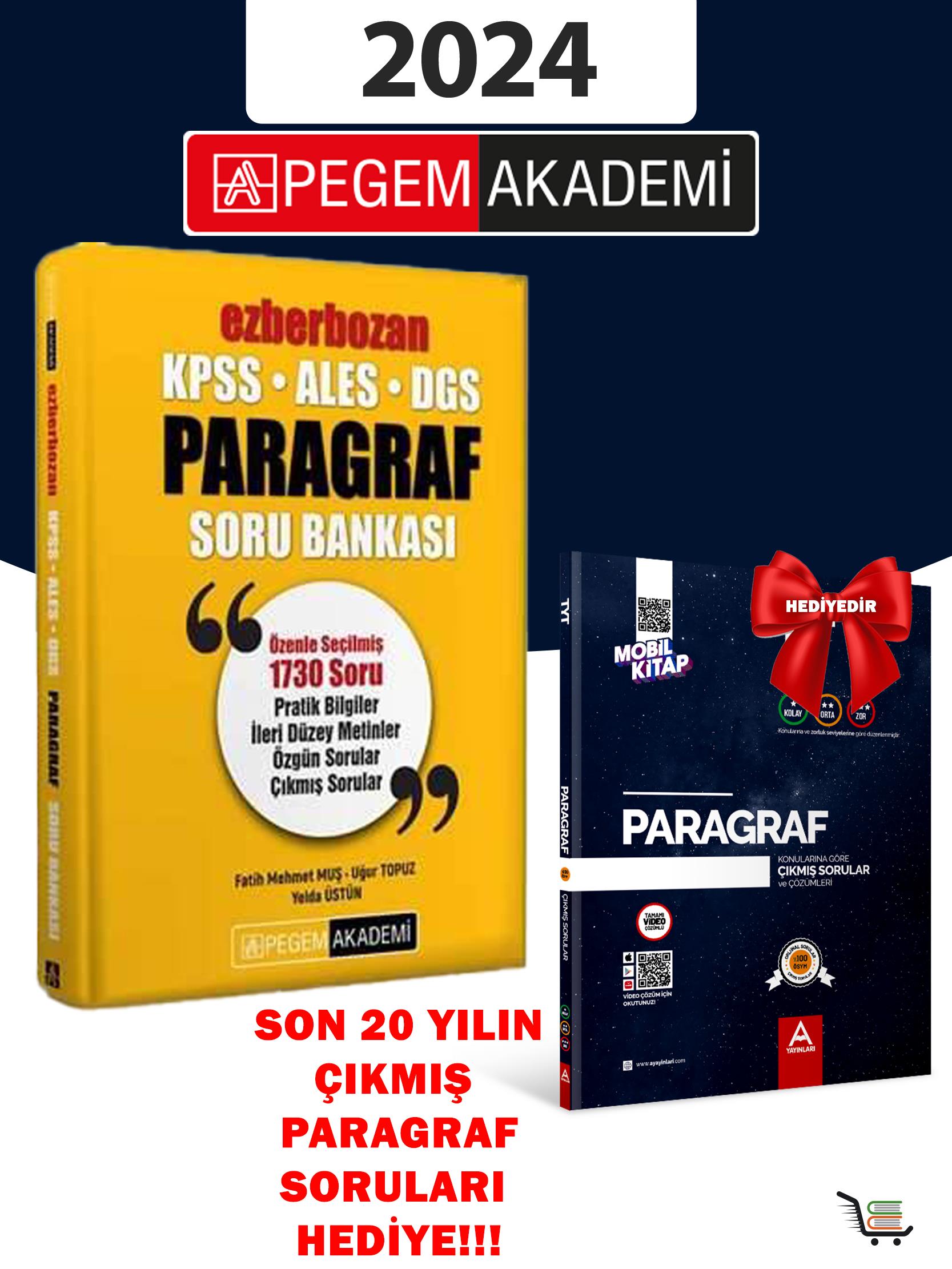 2024 Model Paragraf Ezberbozan Soru Bankası Paragraf Çıkmış Sorular Hediyeli!